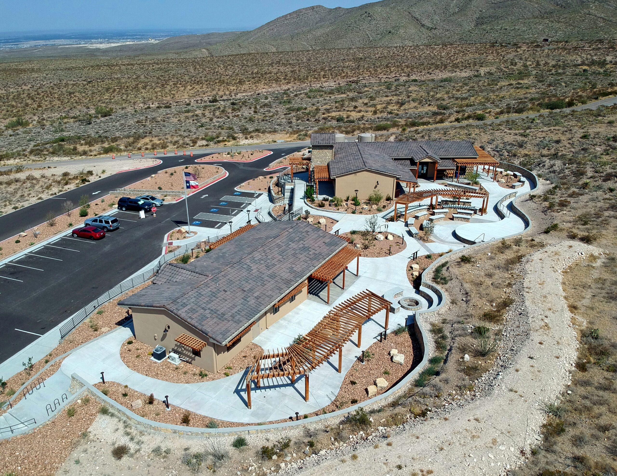 Franklin Mountain Visitor Center, Texas Visitor's Center, GA Architecture Inc, Architecture Studio, El Paso, Parks, Wildlife